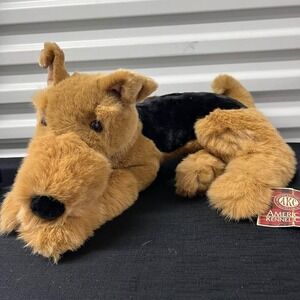 Steiff American Kennel Club Large 20" Airedale Dog Plush Terrier
